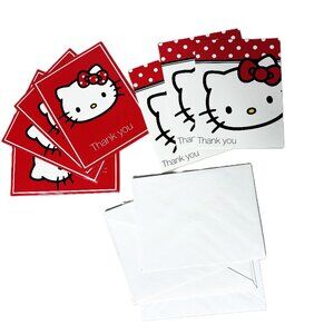 VTG 1976 2004  San Rio Hello Kitty Stationery Blank Notecards Envelope NWOT